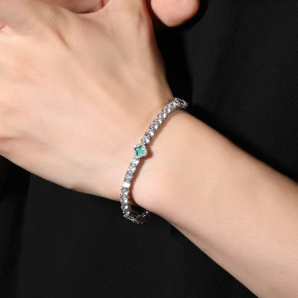 Clover Tennis Bracelet 4MM