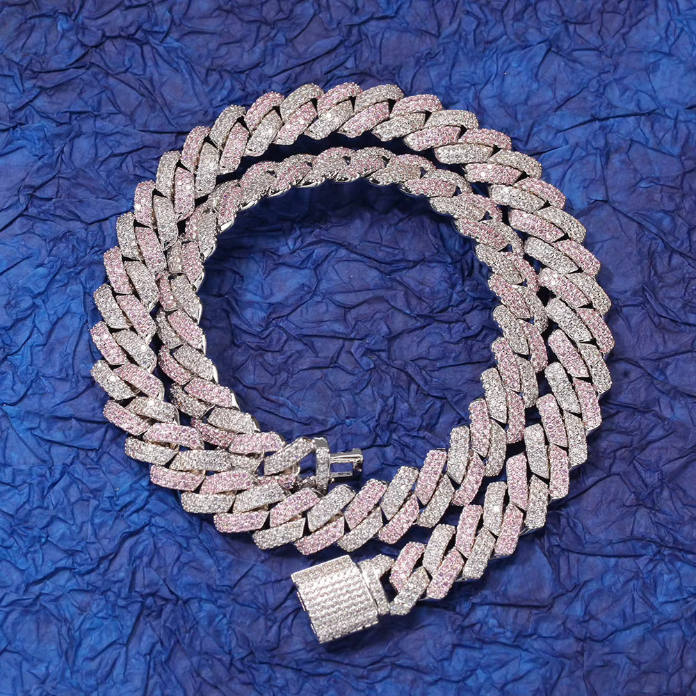 Iced Out Cuban Prong Chain 13mm