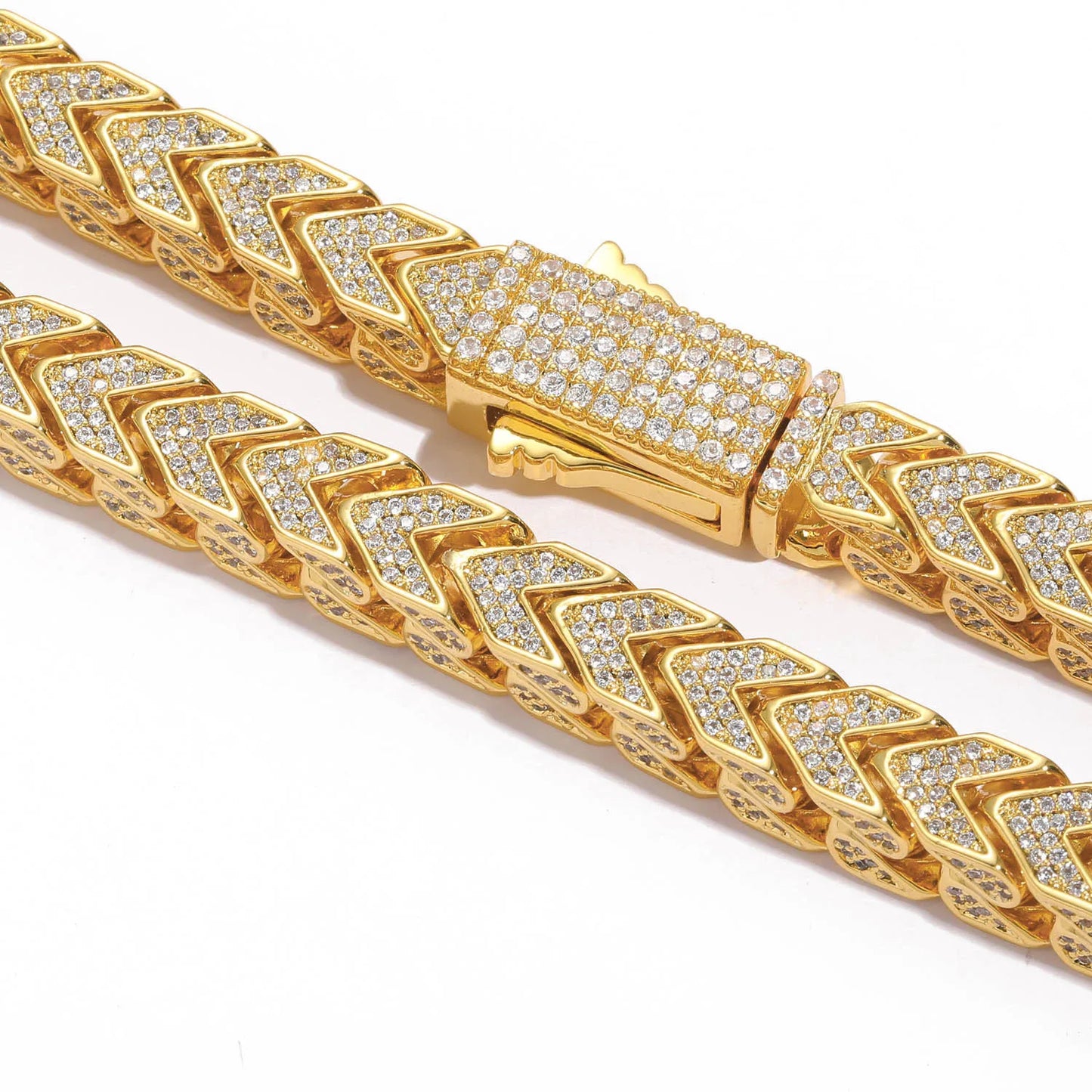 Punk V-shape Cuban 8mm (Bracelet)