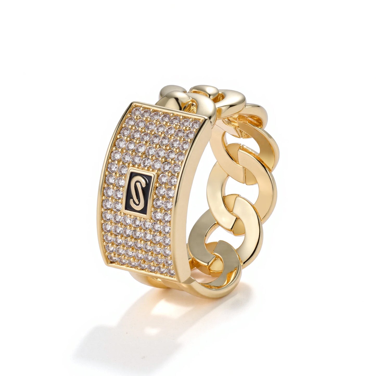 Iced Cuban Ring