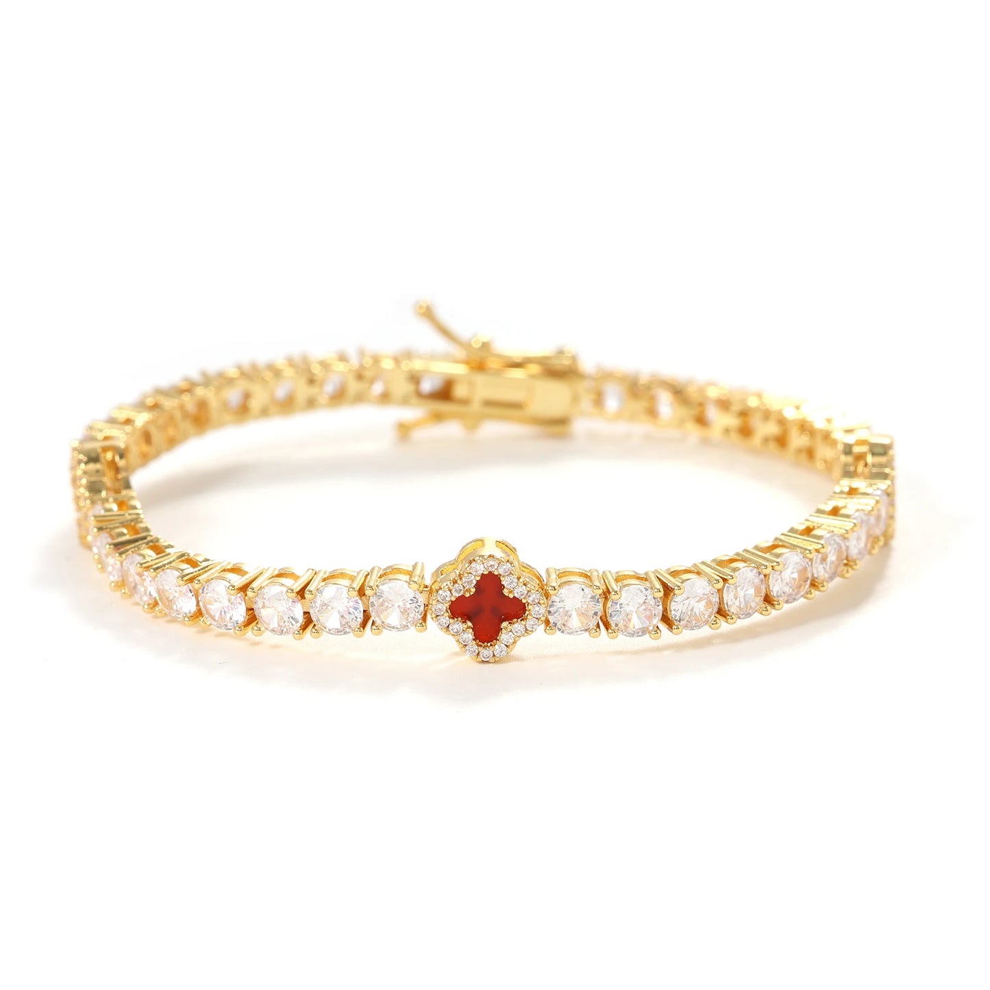 Clover Tennis Bracelet 4MM