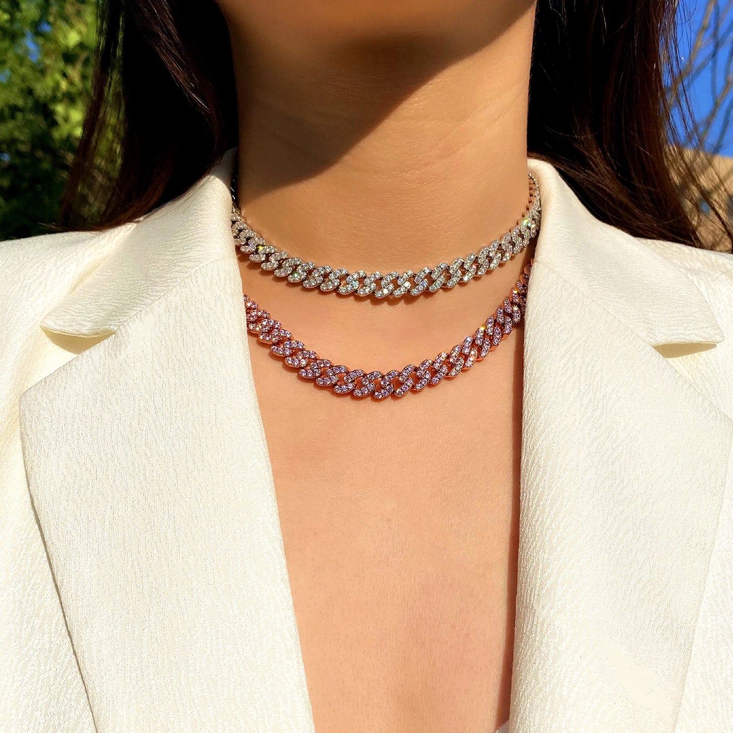 Iced Miami Cuban Link Chain 8mm