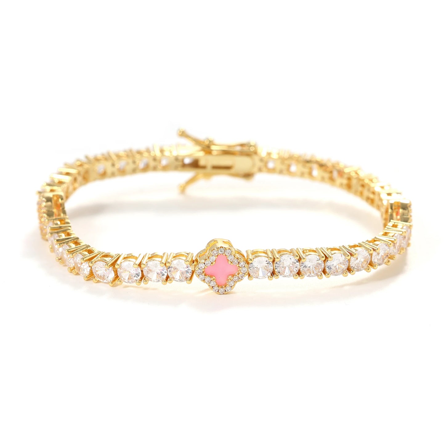Clover Tennis Bracelet 4MM
