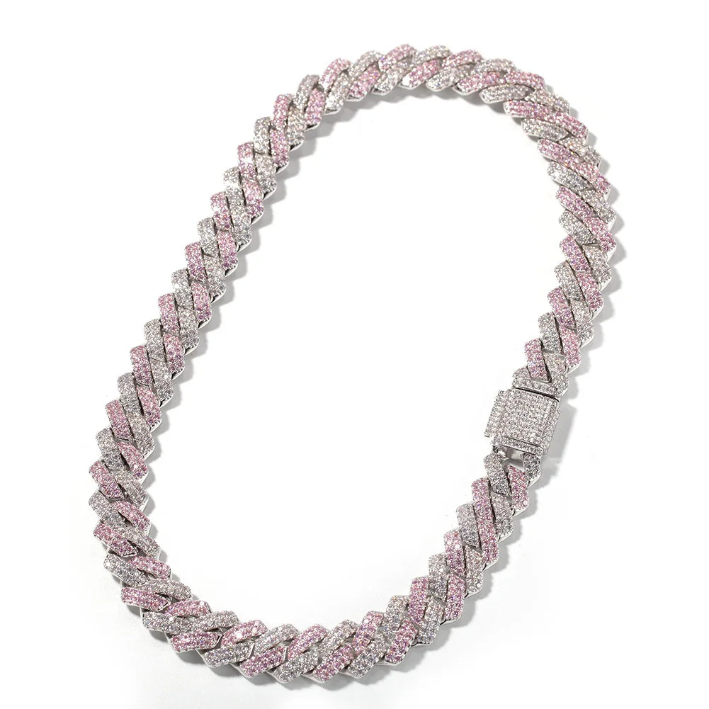 Iced Out Cuban Prong Chain 13mm