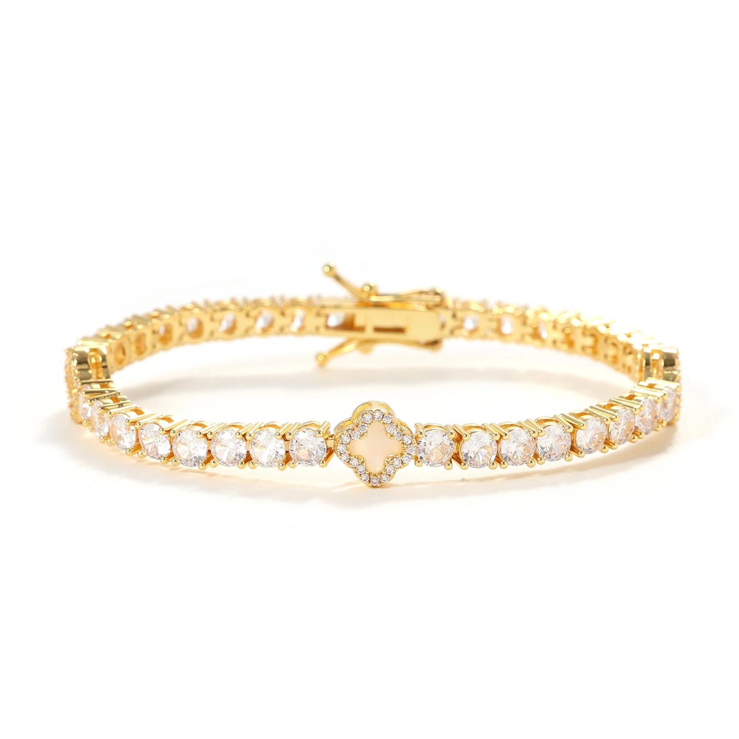 Clover Tennis Bracelet 4MM