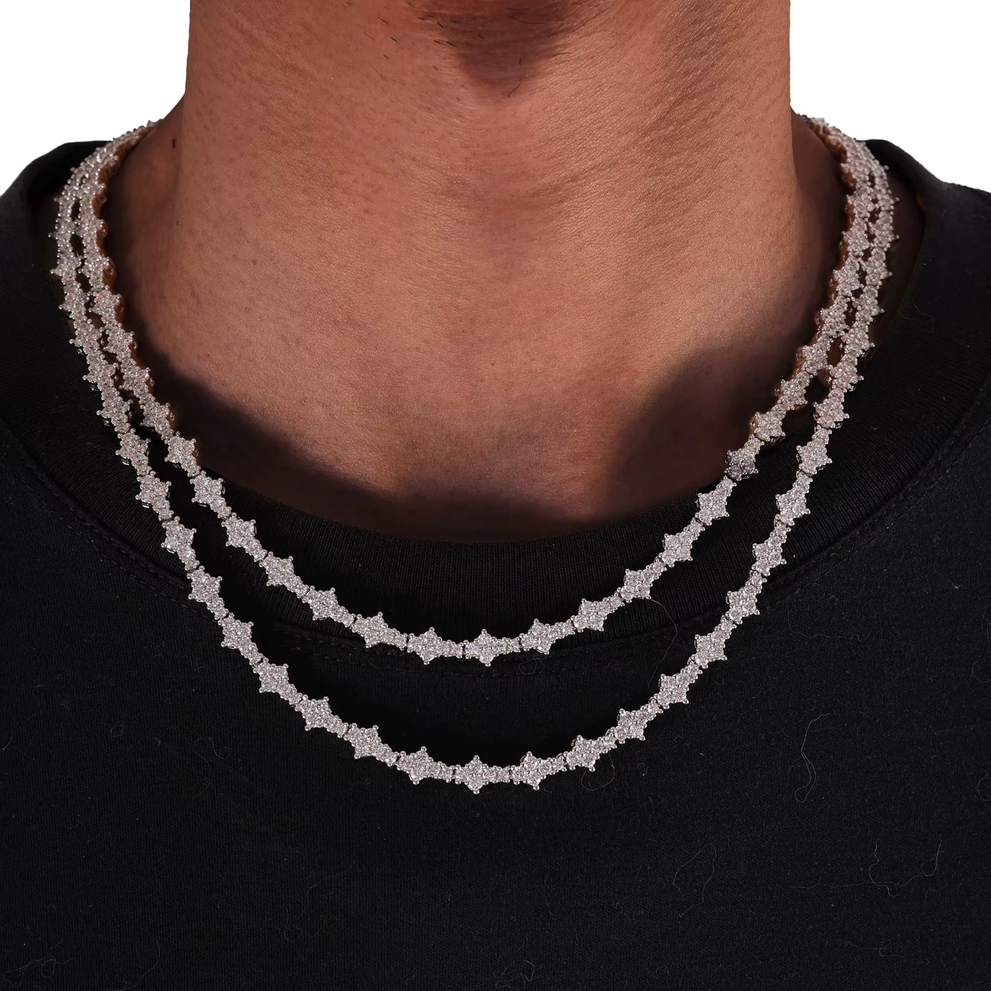 Tennis Comb Necklace 3MM