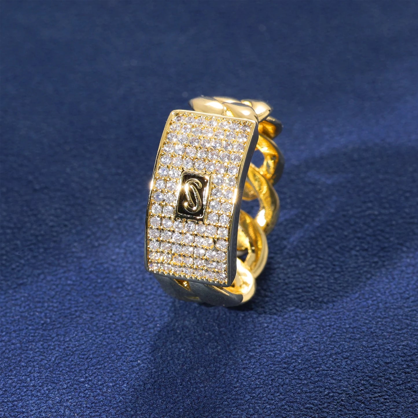 Iced Cuban Ring
