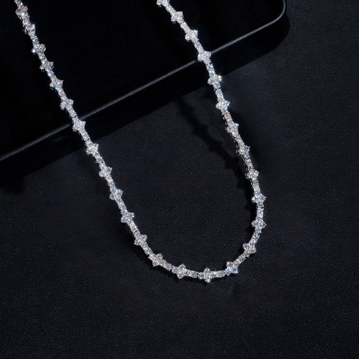 Tennis Comb Necklace 3MM