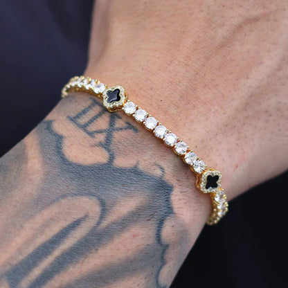 Clover Tennis Bracelet 4MM