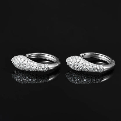 Snake Earrings (Moissanite)