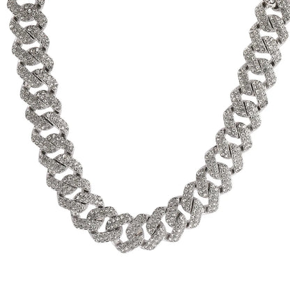 Iced Out Cuban Prong Chain 14mm