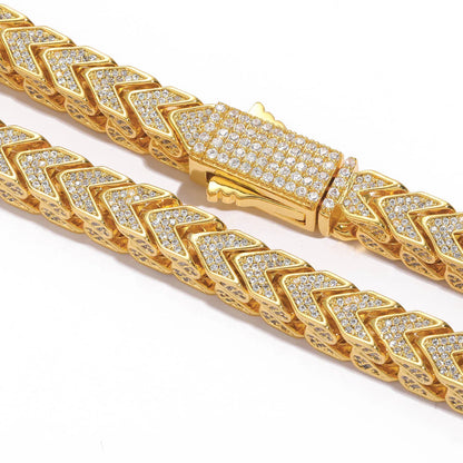 Punk V-shape Cuban 8mm (Bracelet)