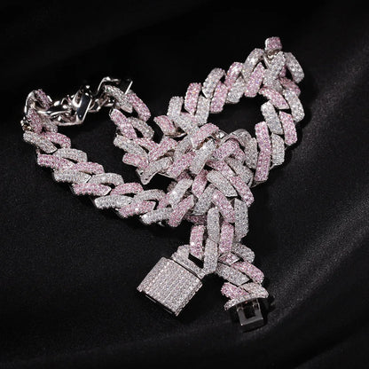 Iced Out Cuban Prong Chain 13mm