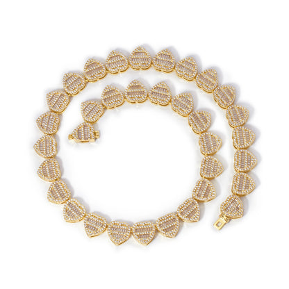 Baguette Heart Necklace