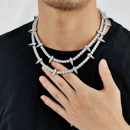 Spike Tennis Chain 5MM