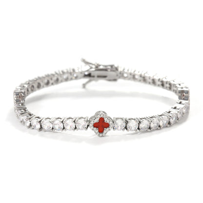Clover Tennis Bracelet 4MM
