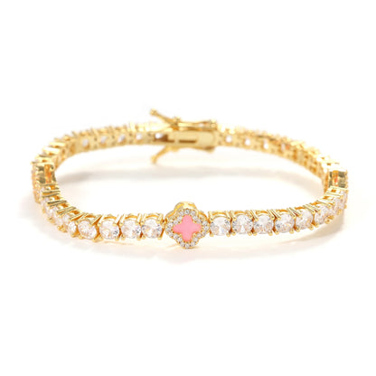 Clover Tennis Bracelet 4MM