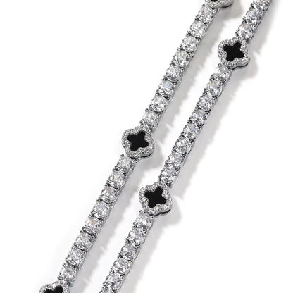 Clover Tennis Bracelet 4MM
