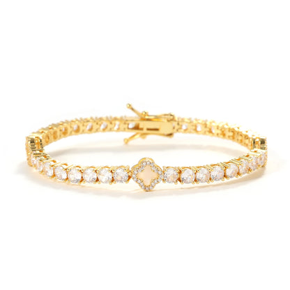 Clover Tennis Bracelet 4MM