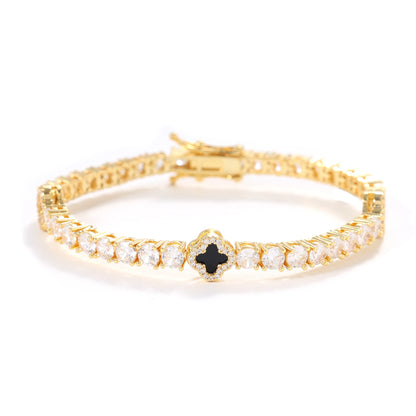 Clover Tennis Bracelet 4MM