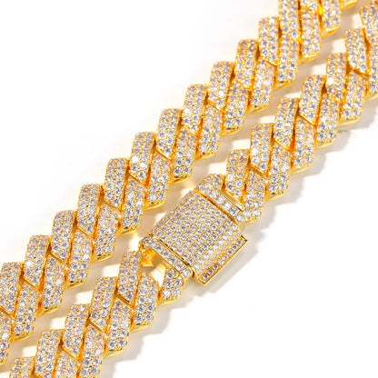 Iced Out Cuban Prong 13mm (Bracelet)