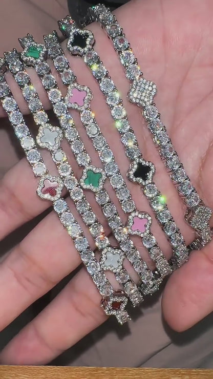 Clover Tennis Bracelet 4MM